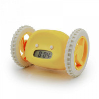 Будильник тікаючий Clocky (жовтий)