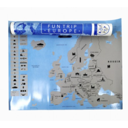 Скретч карта Європи