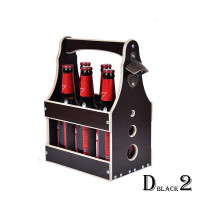 Подарунковий ящик для пива чорний 6*0,33 (BD-black2)