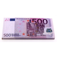 Денежный блокнот пачка 500 ЕВРО ( пачка денег блокнот )