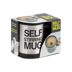 Термокружка с миксером 33 wishes Self stirring mug черная (DA57)