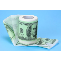 Туалетная бумага прикольная 100 долларов 100 баксов ET (6055A)