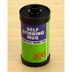 Термокружка с миксером HONO фотопленка 800, зеленая, film self stirring mug (TE32)
