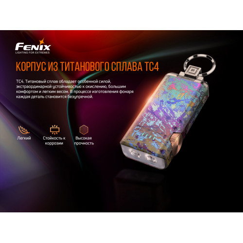 Фонарь ручной Fenix APEX 20 Mix Iridescent