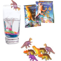 Растущие в воде игрушки 6х3см Динозавры цветные (1шт)