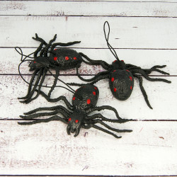 Павук гумовий 10х6см (чорний)