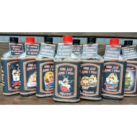 Фляга скляна в натуральній шкірі з оригінальними написами 0.5 л (2190) Фляга скляна в натуральній шкірі з оригінальними написами 0.5 л (2190)