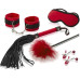 Подарочный набор для эротического связывания 6 предметов 12681 (красный)