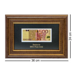 Панно "Банкнота 500 EUR (евро) Евросоюз"