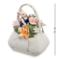 CMS-62/ 1 статуетка "Мишеня з сумкою квітів" (Pavone)