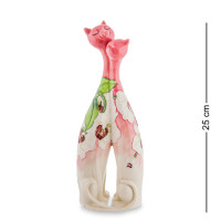 JP-98/28 Ваза из керамики для цветов "Парочка кошек" (Pavone)