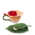 CMS-05 / 2 чайна пара з ложечкою "Орхідея" (Pavone)