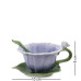 CMS-07 / 3 чайна пара з ложечкою "жоржин" (Pavone)