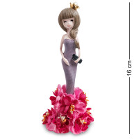 Mn-109/1 Фігурка "Дівчинка в сукні з квітів"