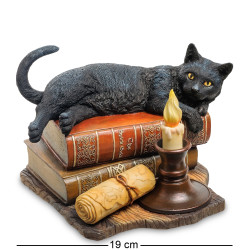 WS-843 Статуэтка "Кот на книгах" (Лиза Паркер)