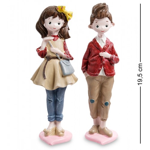 MN-103 Фигурки "Парочка в бардовом"