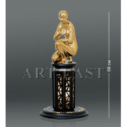 Лампа "дівчина на колоні " з кристалами Сваровські Ahura-53 