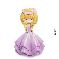 MF-02 Скарбничка маленька "Дівчинка в фіолетовій сукні"