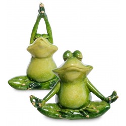 MN- 64 Комплект фигурок 2 шт. "Лягушки - йогини"