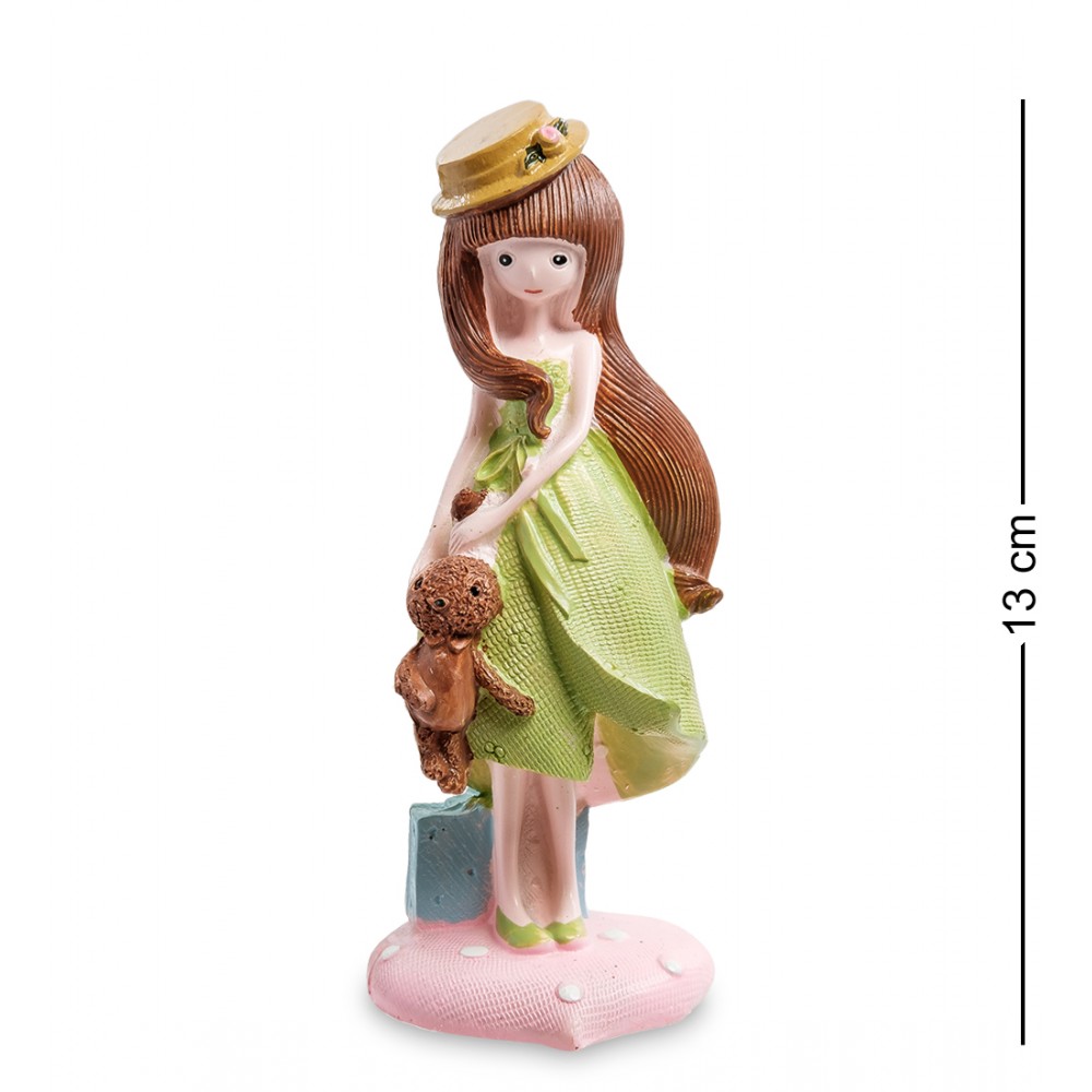 MN-111/3 Фигурка "Девочка с мишкой"