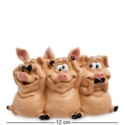 RV-618 Статуетка "тріо мудрих свиней"