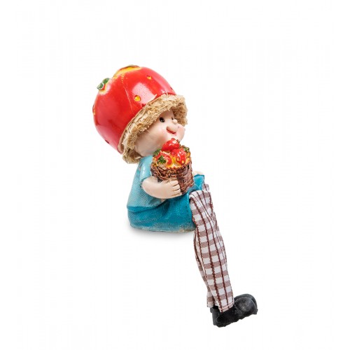 MN-139 Фигурки маленькие "Домовята с урожаем клубники"