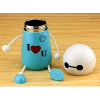 Термос 33 wishes чоловічок, блакитний колір (LYJ-1503B)