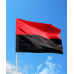 Флаг 90см*60см УПА красно-чорный (з штоком) 782114
