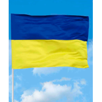 Флаг "УКРАИНА" 140см*90см, габардин