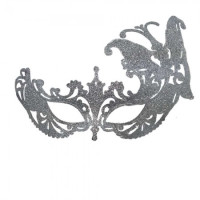Венецианская маска Баттерфлай (серебро)