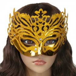 Венеціанська маска Ізабелла (золота)