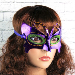 Венеціанська маска Метелик (фіолетова)