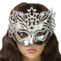 Венеціанська маска Ізабелла (срібна)