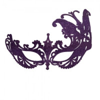 Венеціанська маска Баттерфлай (фіолетова)