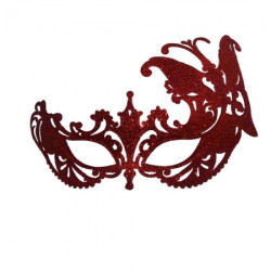 Венеціанська маска Баттерфлай (червона)