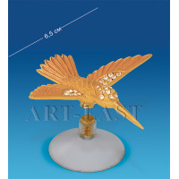 AR-4133/1 Фігурка на магніті "Колібрі" золота (Юніон)