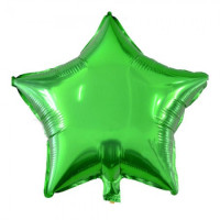 Шарик (45см) Звезда зеленая
