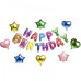 Куля-гірлянда HAPPY BIRTHDAY 40см (кольорові)