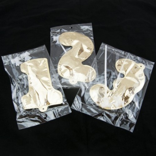 Кулька цифри в торт золото 7 Кулька цифри в торт золото 7