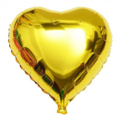 Кулька (45см) Серце (золота)